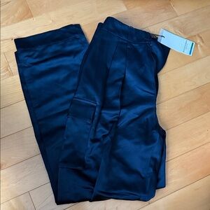 Scotch & Soda Faye high-rise relaxed tapered leg trousers.